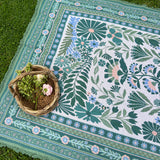 The Dahlia Green Rug