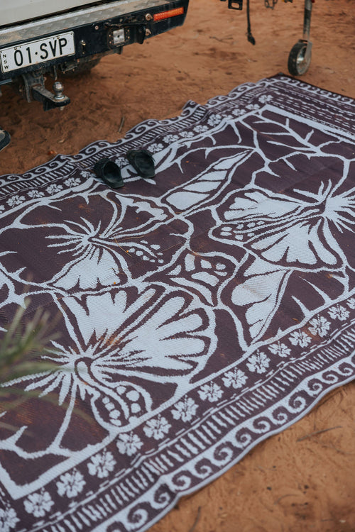 The Brown Hibiscus Camping Mat 3.2m