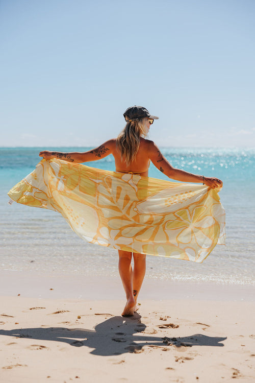 Yellow Papaya Sarong
