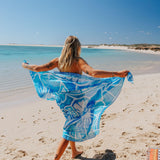 Blue Hibiscus Sarong