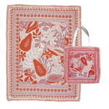 Pink Papaya Rug & Tote Bag