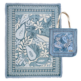 Blue Papaya Rug & Tote Bag