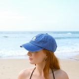 Blue Hibiscus Hat