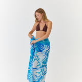 Blue Hibiscus Sarong