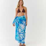 Blue Hibiscus Sarong