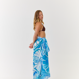 Blue Hibiscus Sarong