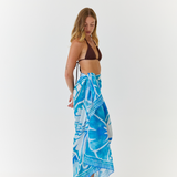 Blue Hibiscus Sarong