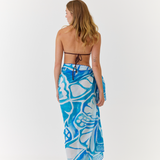 Blue Hibiscus Sarong