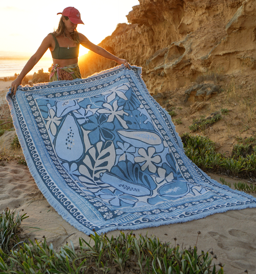 The Blue Papaya Rug