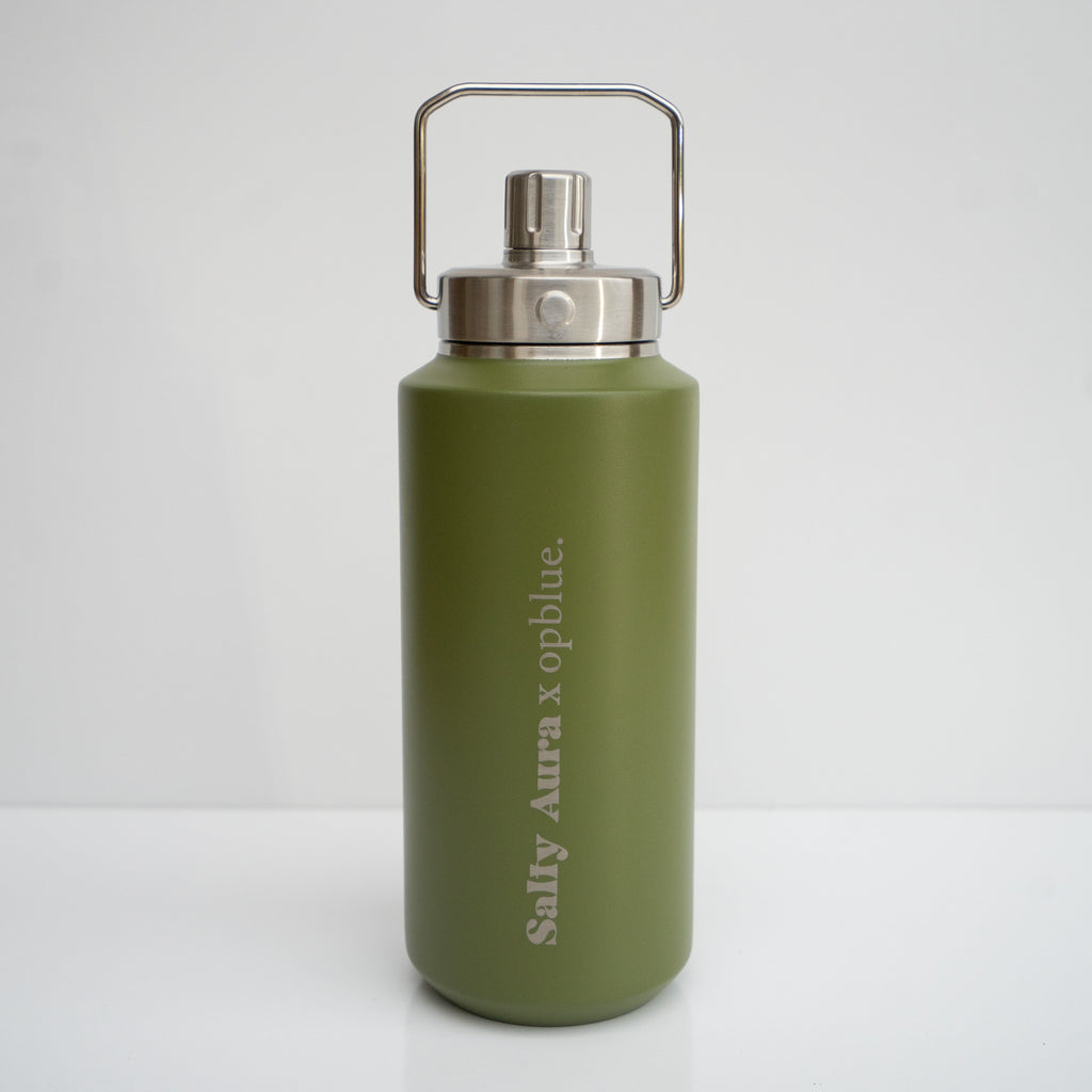 950ml Insulated Bottle Olive - 100% Profits Donated