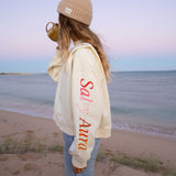 Salty Aura Pink Embroidery Jumper