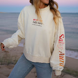 Salty Aura Pink Embroidery Jumper