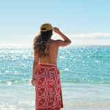 Salty Aura Sun Towel Pink