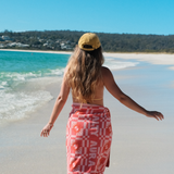 Salty Aura Sun Towel Pink