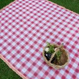 The Red Gingham Rug