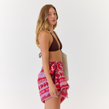 Red Solace Sarong