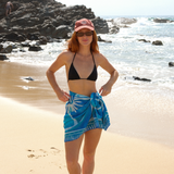 Blue Hibiscus Sarong