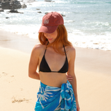 Blue Hibiscus Sarong