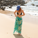 Turquoise Jungle Sarong
