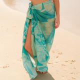 Turquoise Jungle Sarong