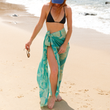 Turquoise Jungle Sarong