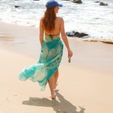 Turquoise Jungle Sarong