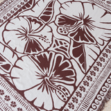 The Brown Hibiscus Rug