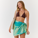 Turquoise Jungle Sarong