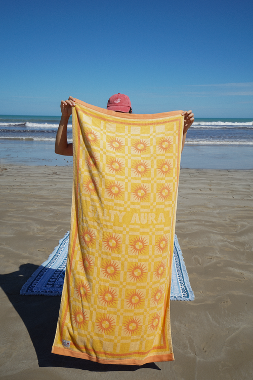 Salty Aura Sun Towel Orange