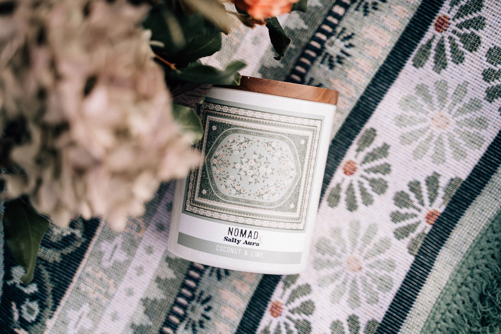Nomad x Salty Aura Candle - Coconut & Lime