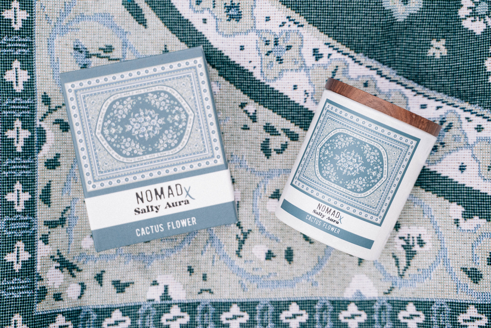 Nomad X Salty Aura Candle – Cactus Flower